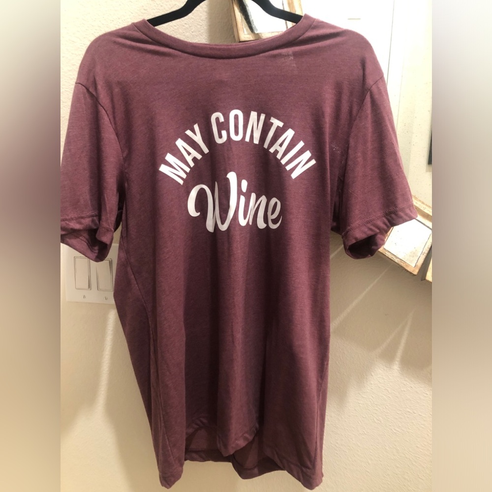 Abella Red and White Short Sleeve Tee